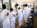 Liberty School students at United States Karate Academy San Diego